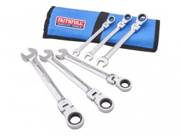 Faithfull 6 Piece Ratcheting Combination Spanner Set &pound;29.99